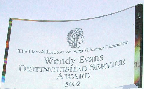 2002 Volunteer Committee Distinguished Service Award 